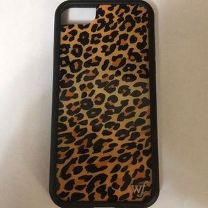 Wildflower cheetah print case for iPhone 6/7/8